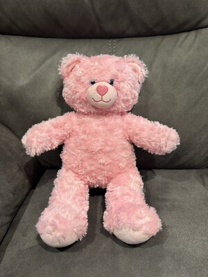 Rosa Herz Build A Bear Worskshop weiches Plüschtier Liebe Valentinstag Geschenk