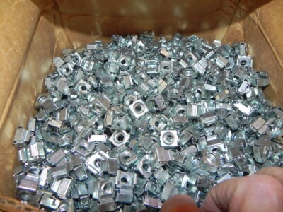 Cage Nuts 1/4-20 Zinc Coated 1/4-20-3b, 50/100/500 u Pick Tinnerman