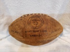 VERY RARE 1965-66 Wilson College Bowl Games/NFL Championship Football, VERY COOL