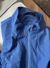 Travis Mathew Jacket Men Large Blue Windbreaker Performance Golf