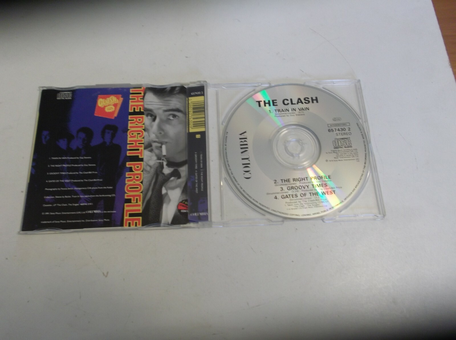 THE CLASH TRAIN IN VAIN CD SINGLE eBay