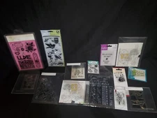Clear Stamp Lot Mixed Brands, Crafting, Scrapbooking 