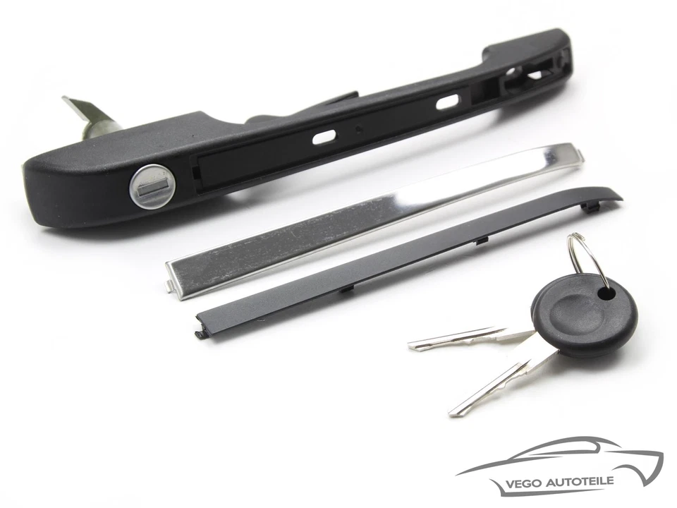 TÜRGRIFF SCHLIESSZYLINDER SCHLÜSSEL SET VORNE BEIDSEITIG FÜR VW ORIGINAL TOPRAN - Bild 2 von 4