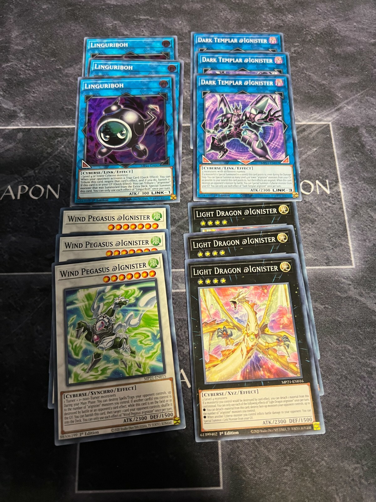 Yugioh Ignister Deck Core MP21 EN021 MP21EN003 MP21EN001 51 cards eBay