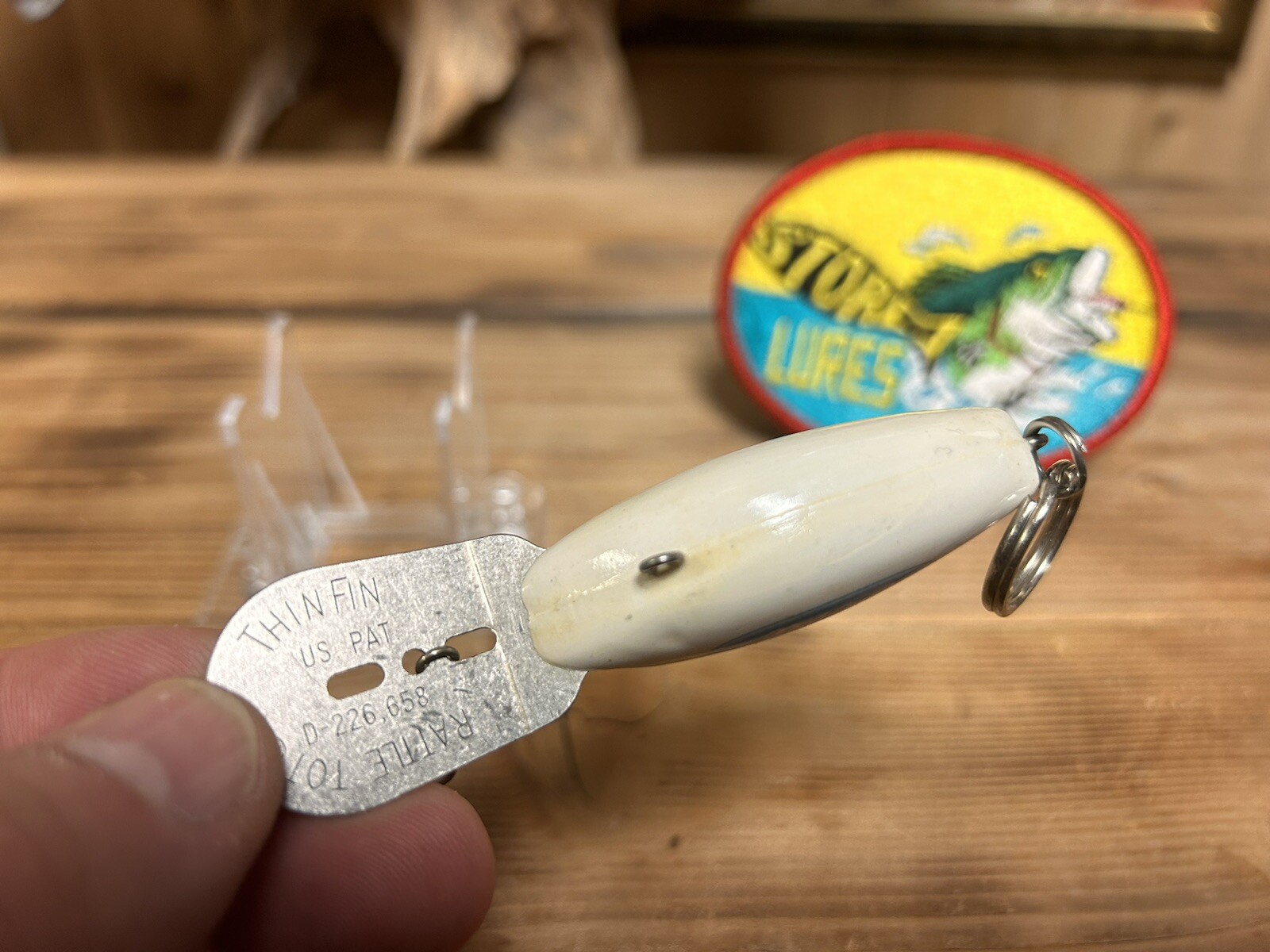 Vintage Storm Pre Rapala Rattle Tot Ford Motors Advertisement Bass Fishing Lure - Image 6