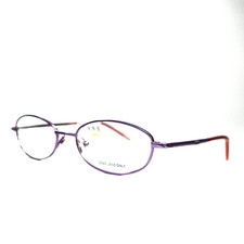 Unbranded WM 9009 Lilac Purple Oval Full Rim Eyeglasses Frames 52[]18 135