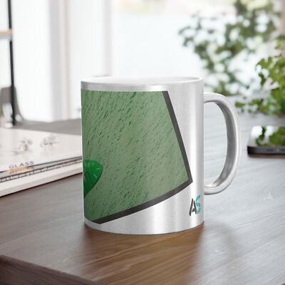 Silver Hibiscus - Metallic Coffee Mug (11oz) - free shipping | eBay