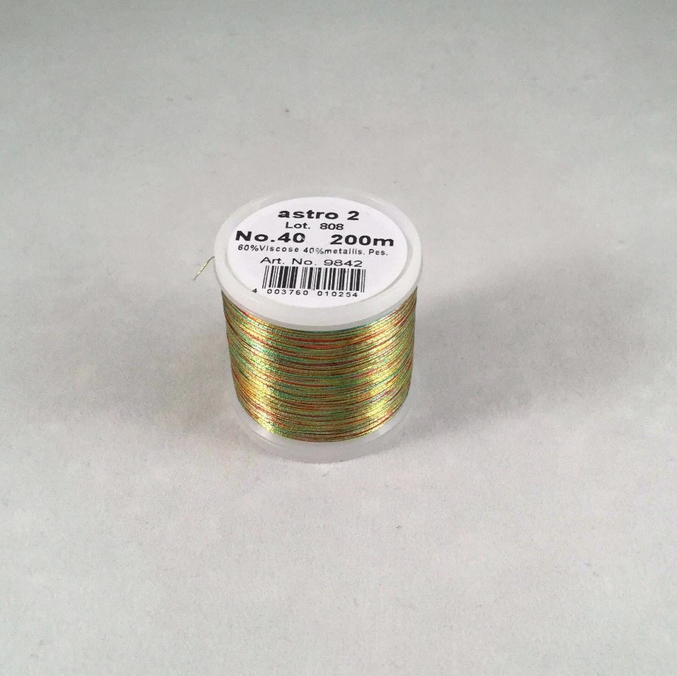 Madeira Metallic Machine Embroidery Thread Variegated 200 Meter Astro 2 - Image 3 of 4