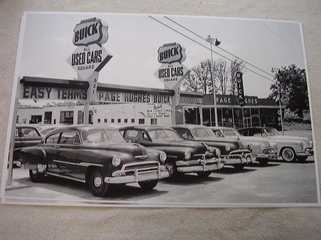 1950 'S USED CAR LOT BUICK DEALER 11 X 17 PHOTO PICTURE | eBay