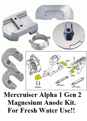 Anode Kit MerCruiser Alpha One Gen 1 - Foto 4