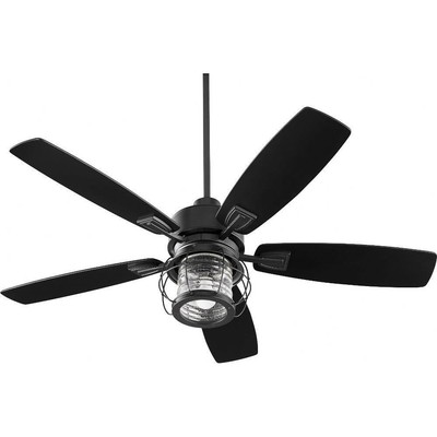 Quorum 3525-69 Nautical 52``Ceiling Fan Galveston Collection in Black Finish