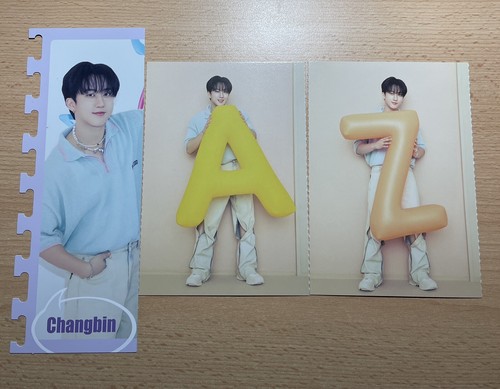 Changbin Stray Kids Season’s Greetings 2024 Air-ful Bookmark + Postcard Set