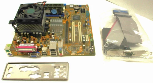 ASUS A8N-VM Motherboard with Socket 939 Athlon 64 3200+ CPU, 1GB RAM, Working