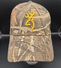 Browning Hunting Cap Hat Camouflage WIKA Adjustable Logo Buck NWOT