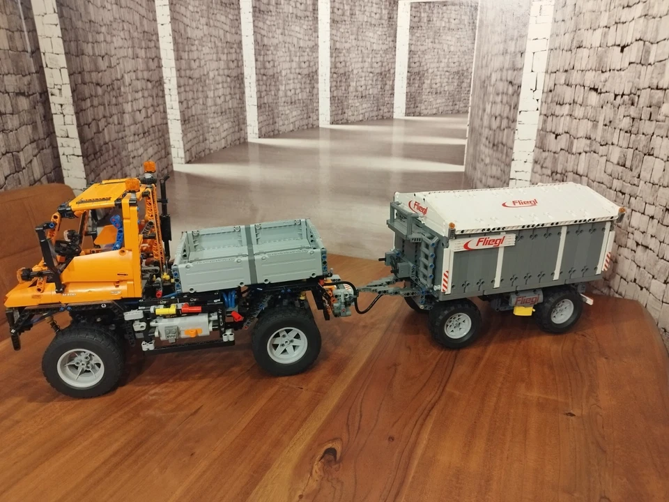Lego Technic Technik MOC für 8110 Unimog Zweiseiten Kipper Neuwertig  - Bild 2 von 4