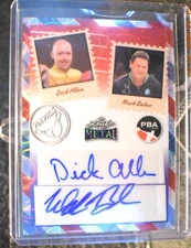 2024 Leaf Metal PBA Dick Allen - Mark Baker Pin Pals Auto RWB 6/7