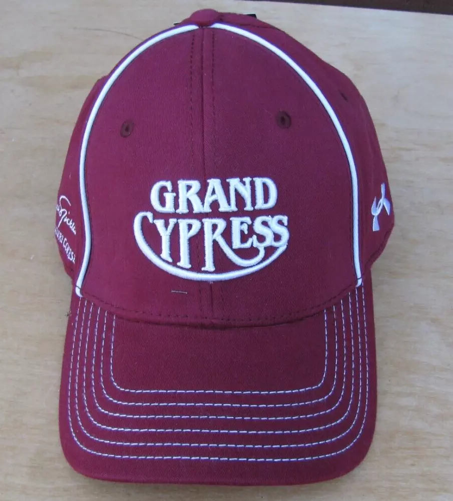 BRAND NEW MAROON UNDER ARMOUR HAT CAP GRAND CYPRESS GOLF CLUB