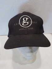 Vintage Garth Brooks World Tour Concert Hat Black Snap Back Country Music