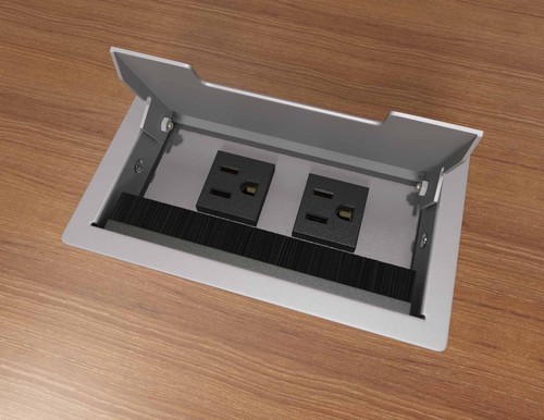 Group Dekko Villa silver 2 power + 2 open data port power module - 第 3/6 張圖片