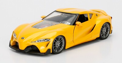 JADA JDM TUNERS TOYOTA FT-1 CONCEPT YELLOW 1:24 DIECAST MODEL CAR