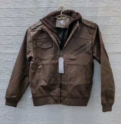 David Outwear Salvador Leather Jacket Saddle Brown Sz. XL