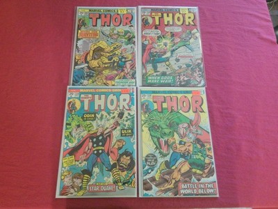 BX50 Thor 238,239,240,242 marvel 1975 bronze age comic books VISIT STORE!