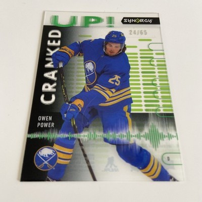 NHL Card-Owen Power-Green xx/65 Cranked Up!-Synergy 22-23-Sabres