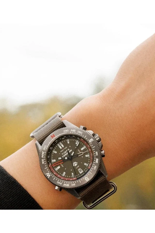 Timex Expedition Tide-Temp-Compass 43mm Reloj ecológico TW2W91100 - Imagen 3 de 3