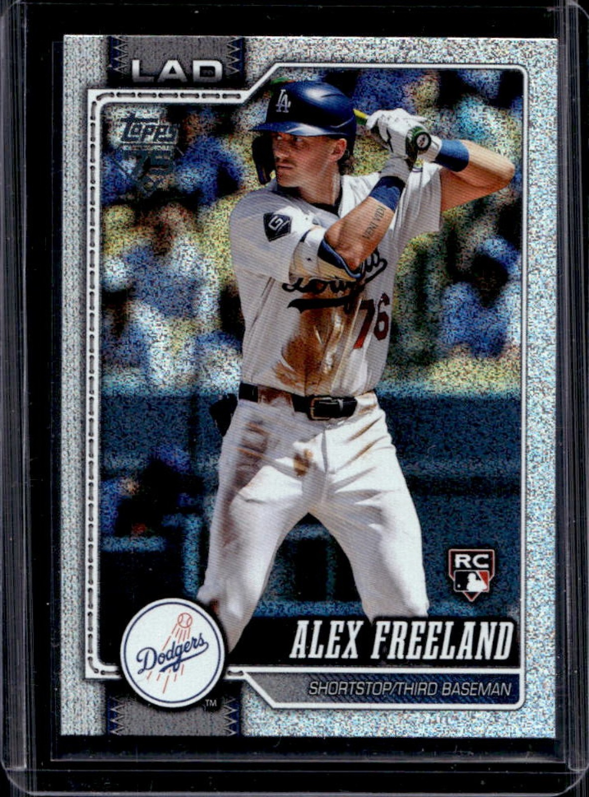2026 Topps Alex Freeland RC Sandglitter Rookie #74 Dodgers