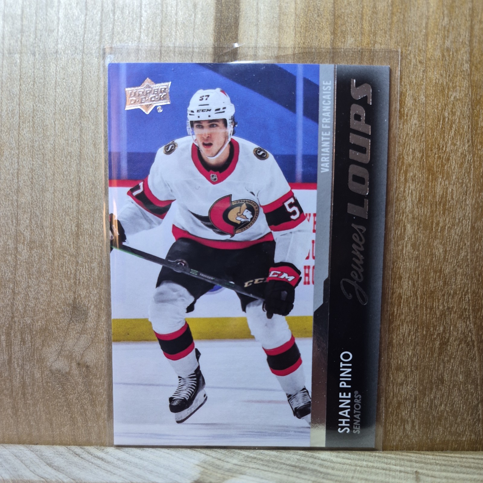 2021-22 Upper Deck Series 1 Young Guns French Shane Pinto #246 09wc
