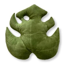 Monstera Leaf Pillow - Mossy Earth - Large Monstera Deliciosa - Mossy Earth