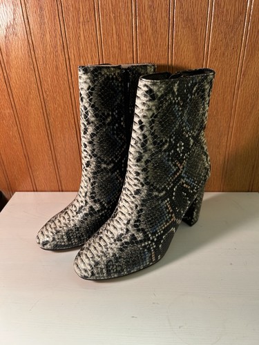 Chinese Laundry Stiefel Damen 6 Knöchel Schlangenleder NEU - Bild 1 von 7