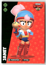 Panini 2025 Brawl Stars Collezione Ufficiale Di Carte Da Gioco Carta N. 57 Janet