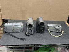 Lot of 4 Digital Cameras / Camcorders JVC MiniDV Samsung Canon Olympus READ 