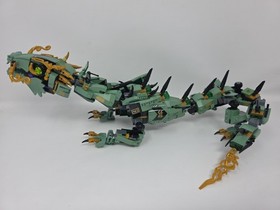 LEGO Ninjago Movie Green Mech Dragon 70612 99% Complete Build No Minifigs