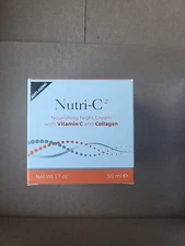 Nutri C Nourishing Night Cream Vitamin C Collagen Anti Aging 1.7 oz NEW
