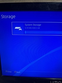 Sony PlayStation 4 PS4 Slim 500GB  Gaming System Console Only Tested Working