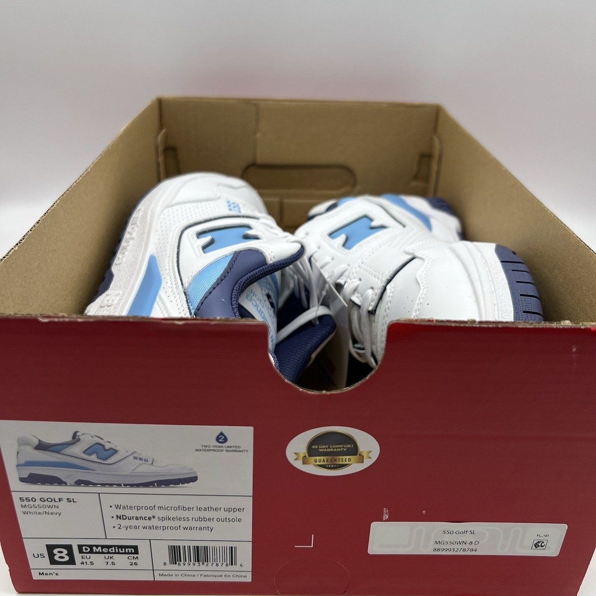 New Balance 550 Golf SL UNC White University Blue nby Men