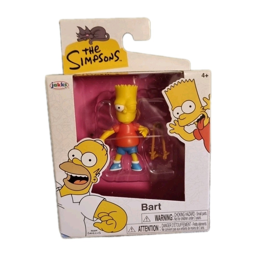 THE SIMPSONS ▪︎ Bart With Sling Shot ▪︎ Action Figure ▪︎ 2.5"" Jakks Pacific