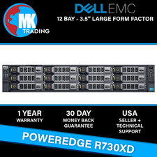 Dell PowerEdge R730XD 12B LFF 2U Server -V2- Choose CPUs/RAM/Drives - Wholesale