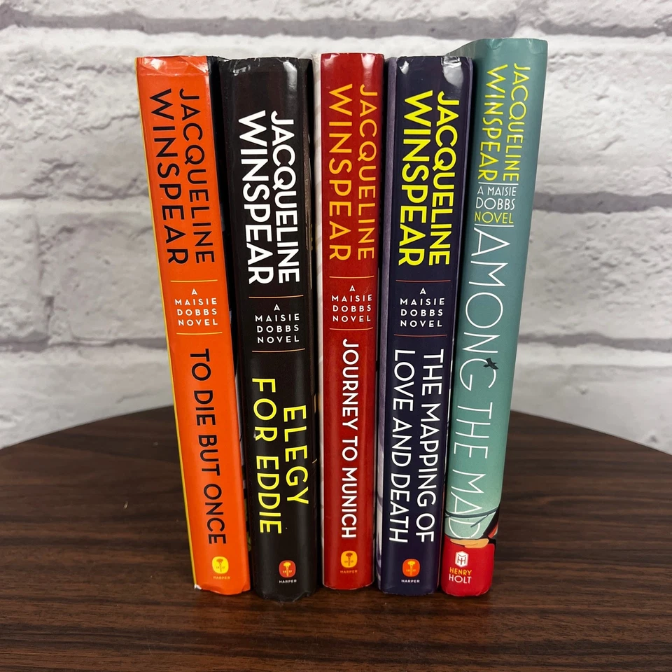 Jacqueline Winspear Lot 5 Maisie Dobbs Series 1st Edition HC DJ Mystery Book Lot Foto 3 de 4