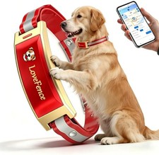 GPS Wireless Dog Fence, Dog Fence Collar, No Monthly Fee for Large Dogs