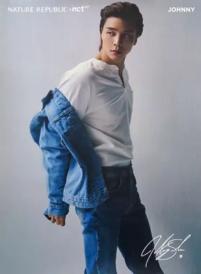 Nature Republic NCT 127 Johnny Poster Purchase Bonus Korea Cosmetic Gift