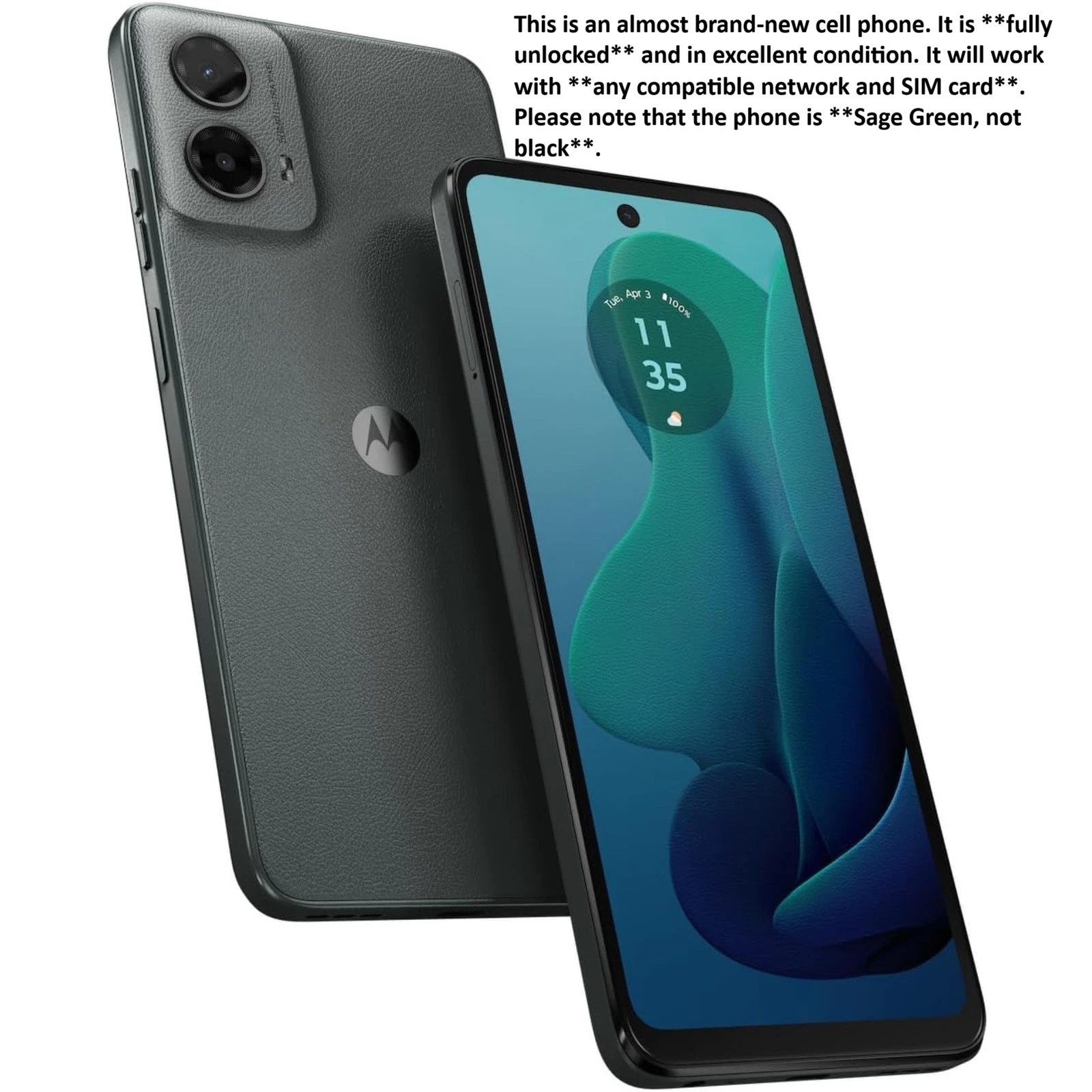 Motorola Moto G 5G 2024 XT2417-1 Rooted 128GB Android 15 Pokémon GO Ready
