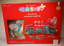 Creatology Christmas Train 3D LED Kid Craft Kit batteries not included 