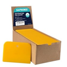 Body Filler Spreaders Pack of 100 - 4 Inch Yellow Reusable Auto Body 4inch