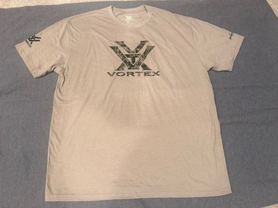 Vortex Unisex T-Shirt -Size 2XL Tee - Tan - Tagless Collar - Soft Fabric!