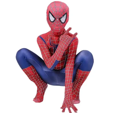 Costume Spiderman Halloween Carnevale Bambini Ragazzi Ragno Scheletro Venom