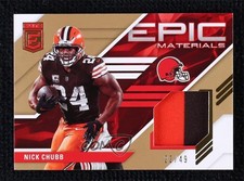 2023 Panini Donruss Elite Epic Materials Prime 22/49 Nick Chubb #12 0nr3