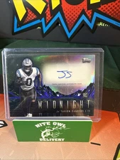 2024 Topps Midnight Rookie Horizon Signatures Ja'Tavion Sanders RC  Auto